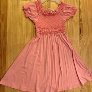 Matilda Jane Pink Ruffle Dress